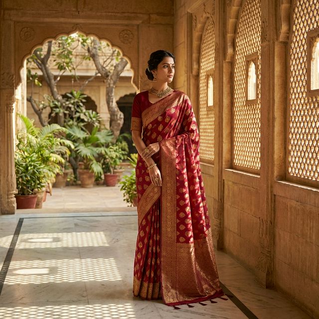 Editorial saree photography