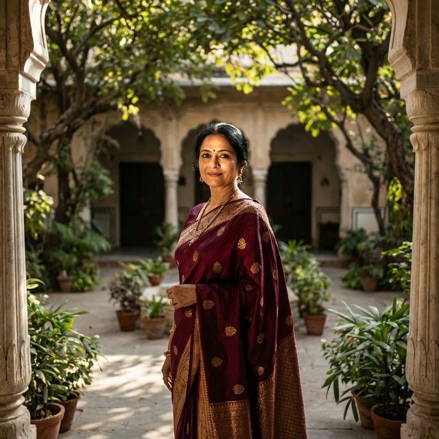 Editorial saree photography