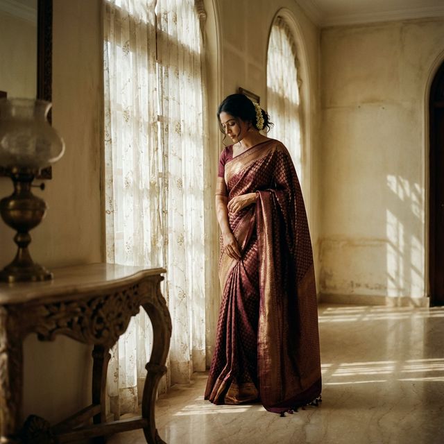 Editorial saree photography